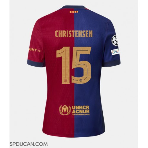 Muški Nogometni Dres Barcelona Andreas Christensen #15 Domaci 2024-25 Kratak Rukav